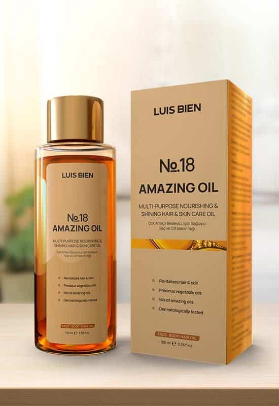No : 18 Amazing Oil huile pour les cheveux et la peau